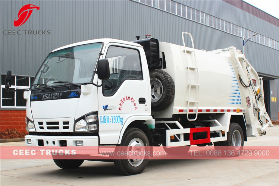 ISUZU 5000L çöp sıkıştırma aracı