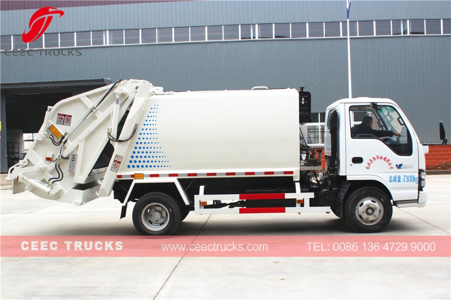 ISUZU 5000L çöp sıkıştırma aracı