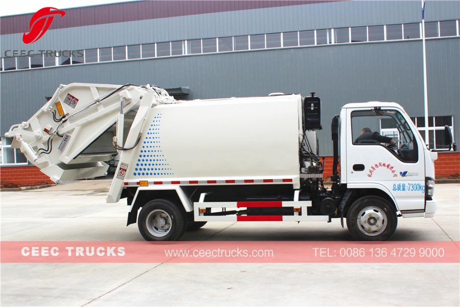 ISUZU 5000L çöp sıkıştırma aracı