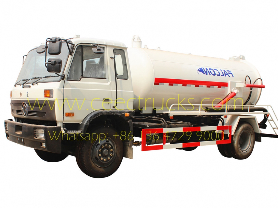 Dongfeng 10.000L vakumlu tank kamyonu