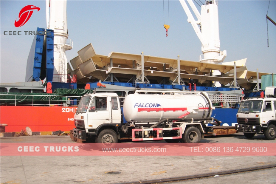 Dongfeng 10.000L vakumlu tank kamyonu