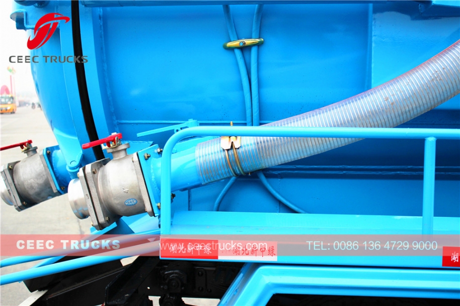 Dongfeng 8.000L Fosseptik emiş kamyonu