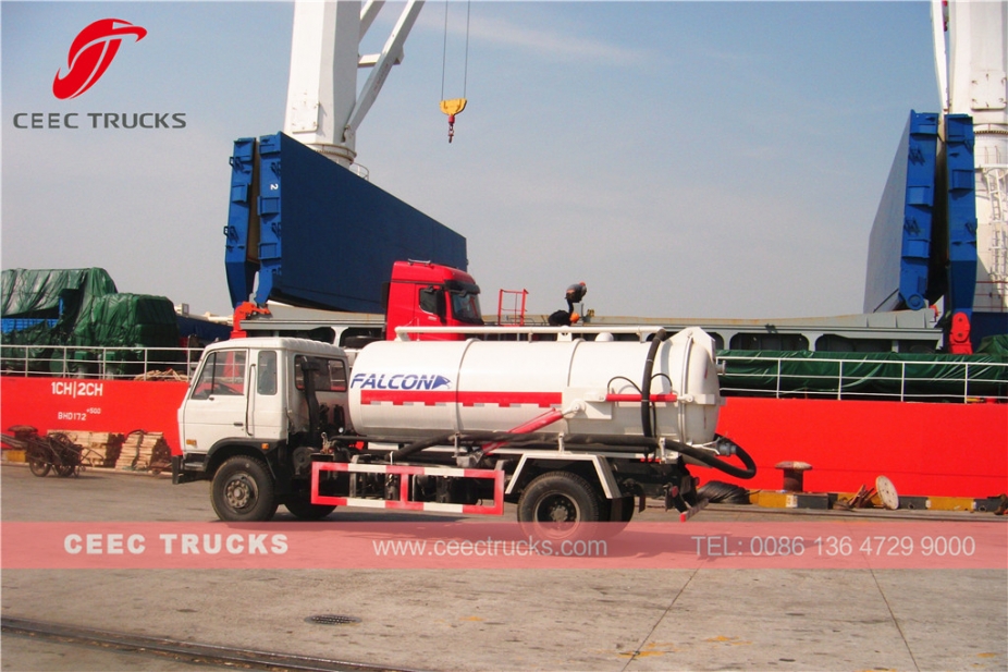 Dongfeng 10.000L vakumlu tank kamyonu