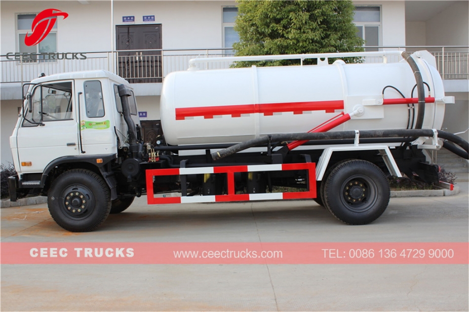 Dongfeng 10.000L vakumlu tank kamyonu