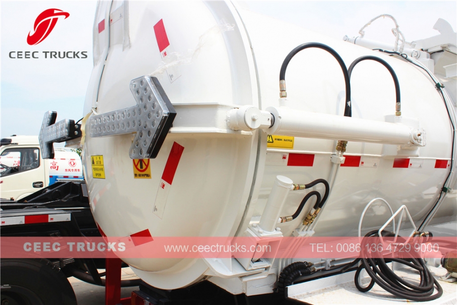 ISUZU 4.000L Mutfak çöpü tanker kamyonu