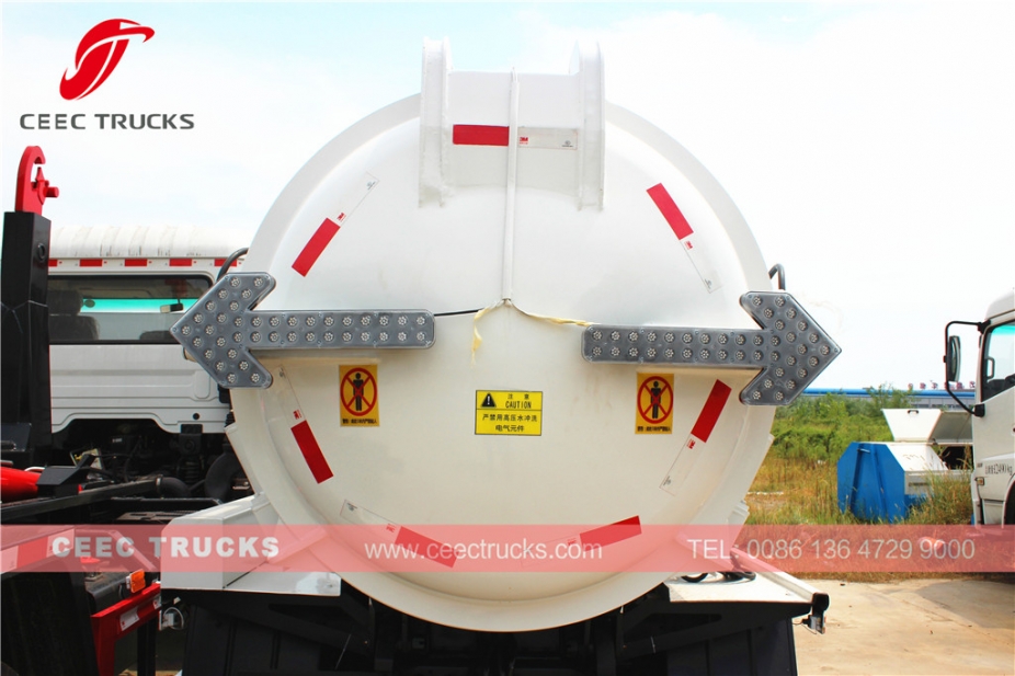 ISUZU 4.000L Mutfak çöpü tanker kamyonu