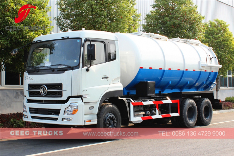 Dongfeng 16CBM fosseptik boşaltma kamyonu