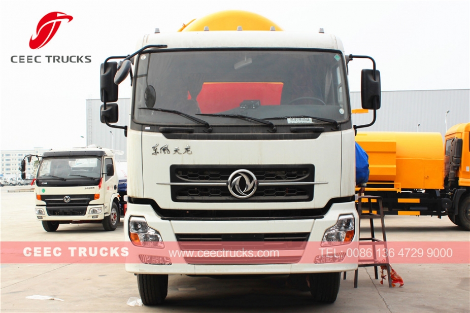 Dongfeng 16CBM vakumlu kanalizasyon emiş tanker kamyonu