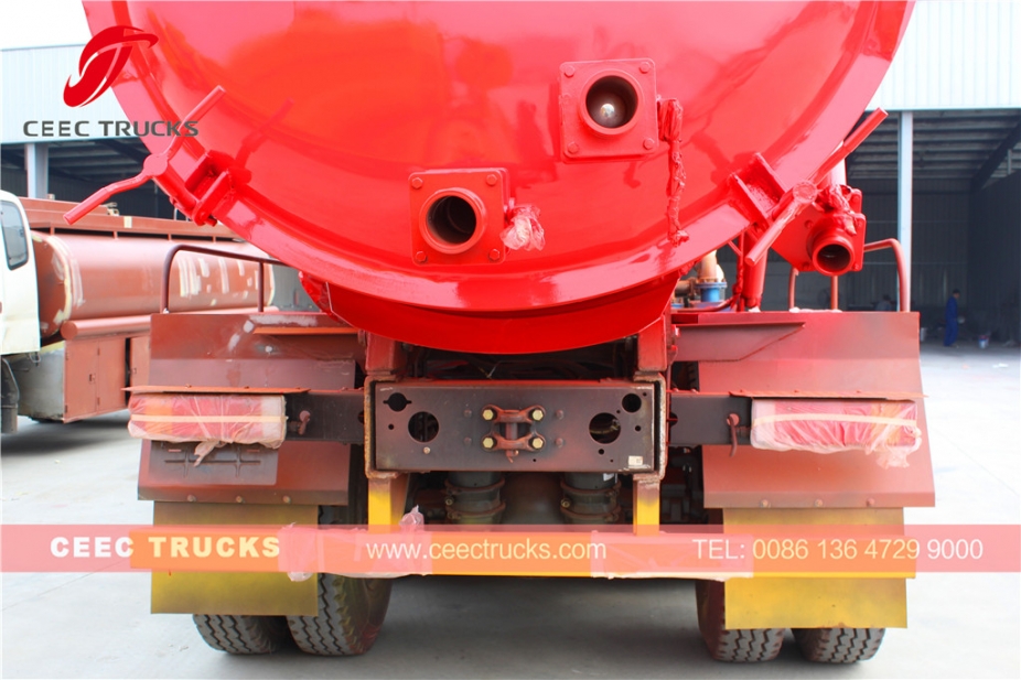 Dongfeng 16CBM vakumlu kanalizasyon emiş tanker kamyonu