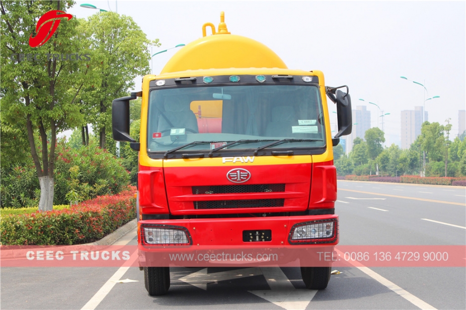 FAW 18CBM fosseptik boşaltma tanker kamyonu