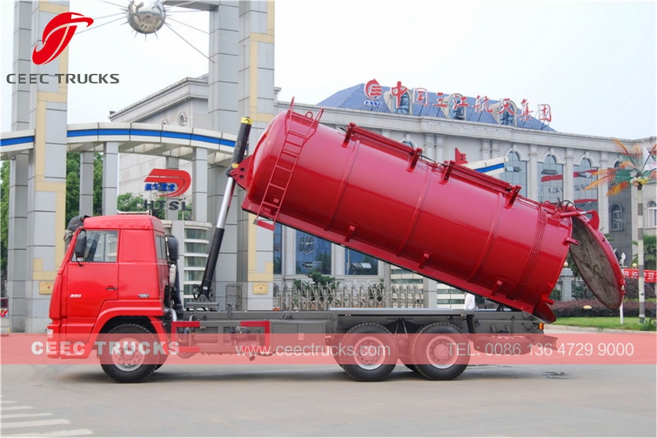 Satılık HOWO 18CBM fosseptik boşaltma kamyonu