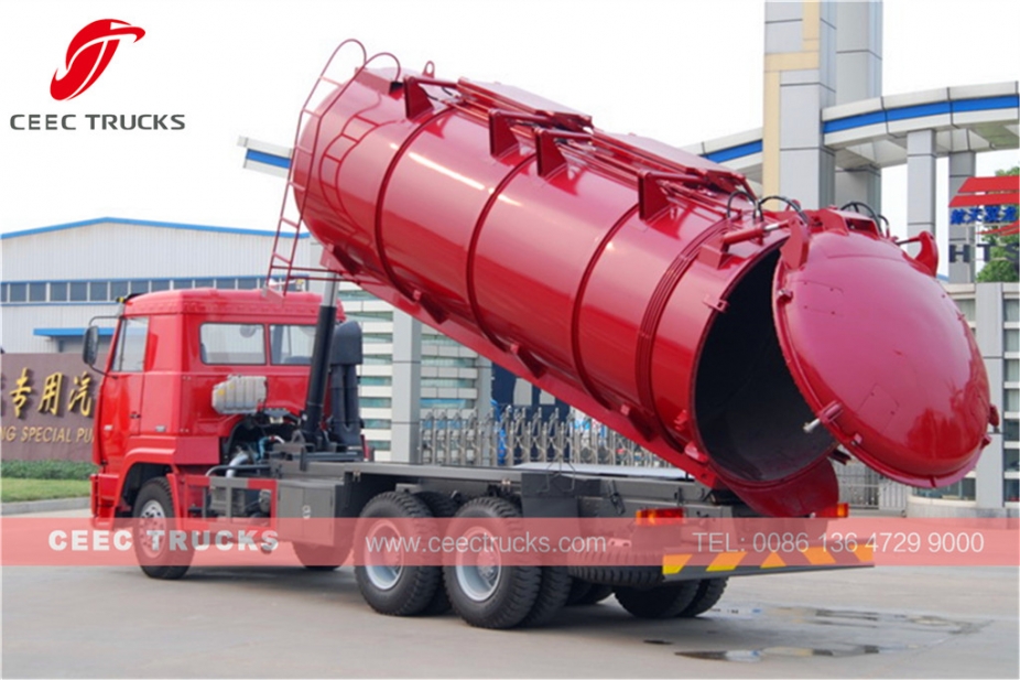 Satılık HOWO 18CBM fosseptik boşaltma kamyonu