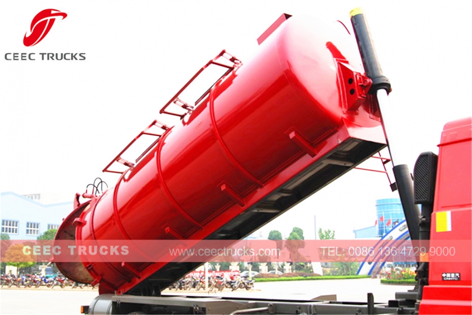 Satılık HOWO 18CBM fosseptik boşaltma kamyonu