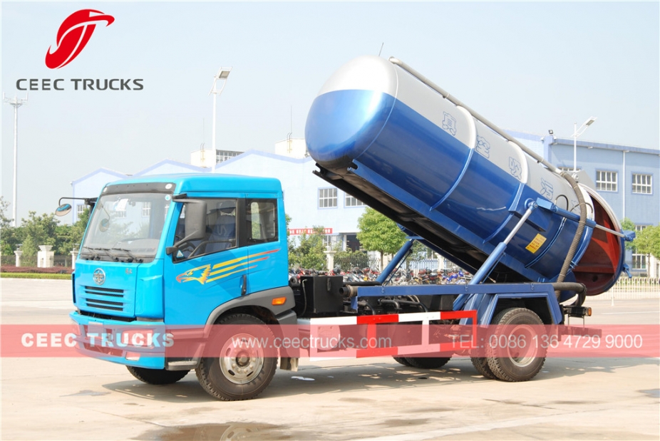 Satılık FAW 10.000L Fosseptik boşaltma aracı