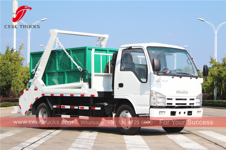 ISUZU 4CBM Salıncak Kol Çöp Kamyonu