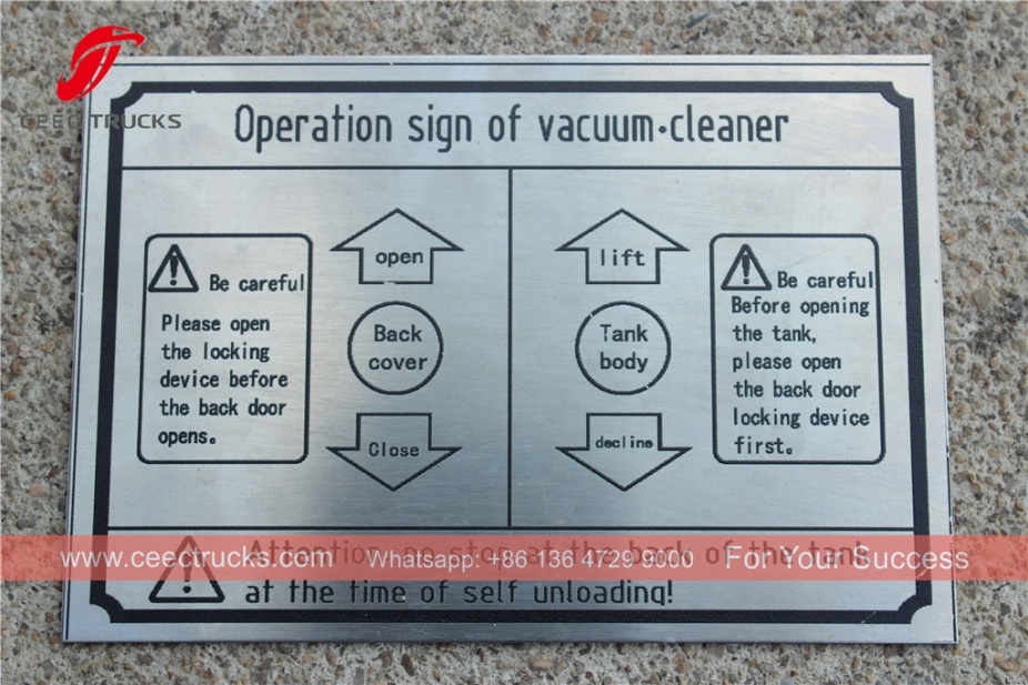 ISUZU 8CBM Atıksu Kamyonu