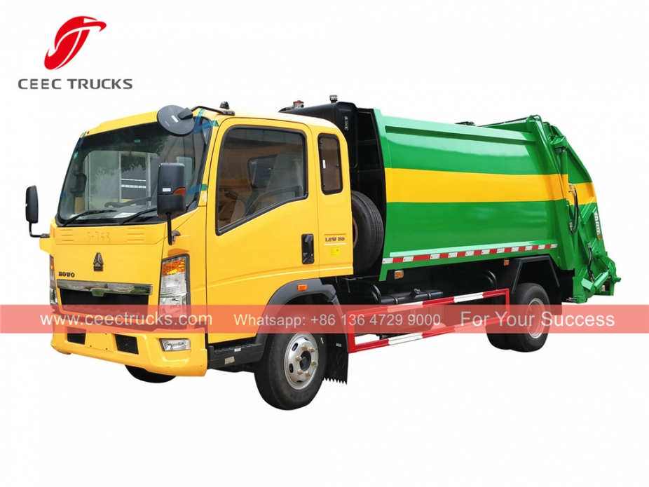 HOWO 8cbm Sağdan Direksiyonlu Kompaktör Kamyon