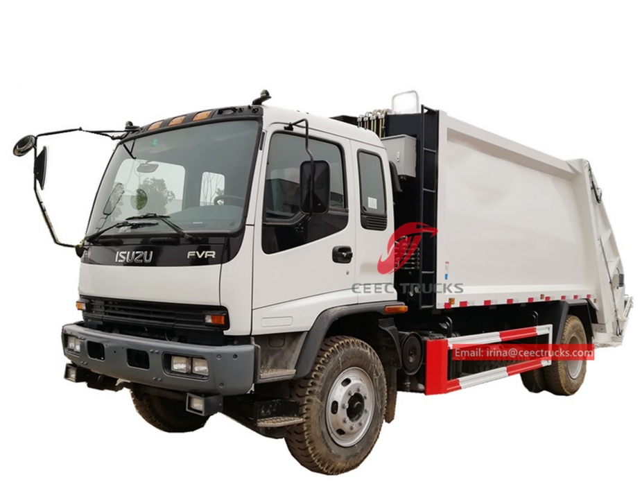 12 CBM çöp toplama kamyonu ISUZU