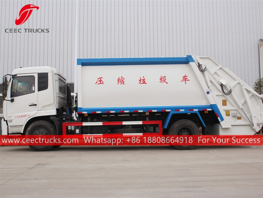 14CBM Çöp Sıkıştırma Kamyonu Dongfeng