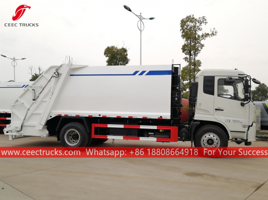 12CBM Çöp Sıkıştırma Kamyonu Dongfeng