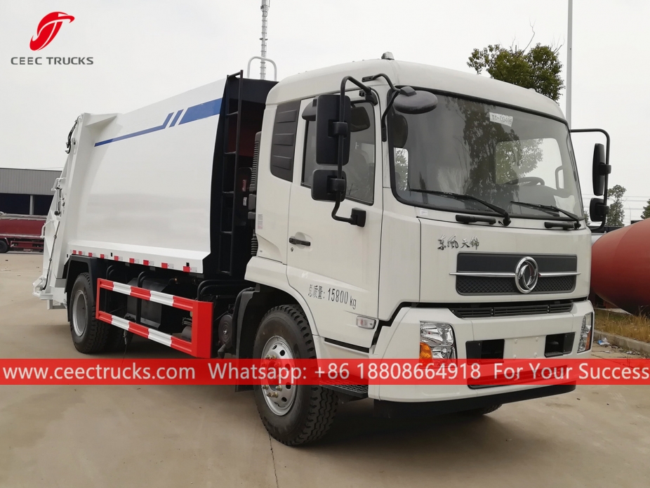 12CBM Çöp Sıkıştırma Kamyonu Dongfeng