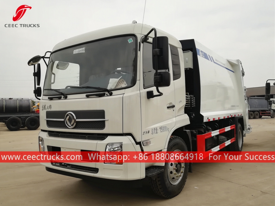 12CBM Çöp Sıkıştırma Kamyonu Dongfeng