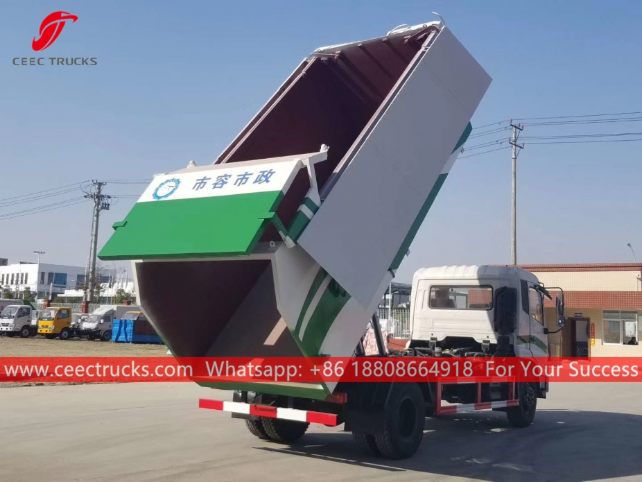 12CBM Hidrolik çöp boşaltma aracı DONGFENG