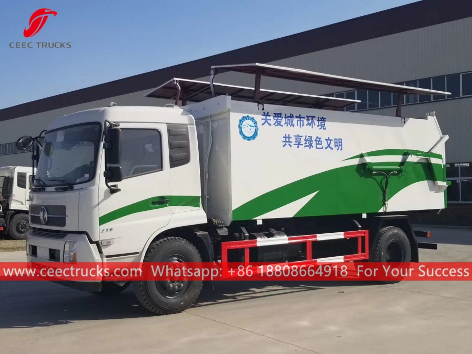 12CBM Hidrolik çöp boşaltma aracı DONGFENG