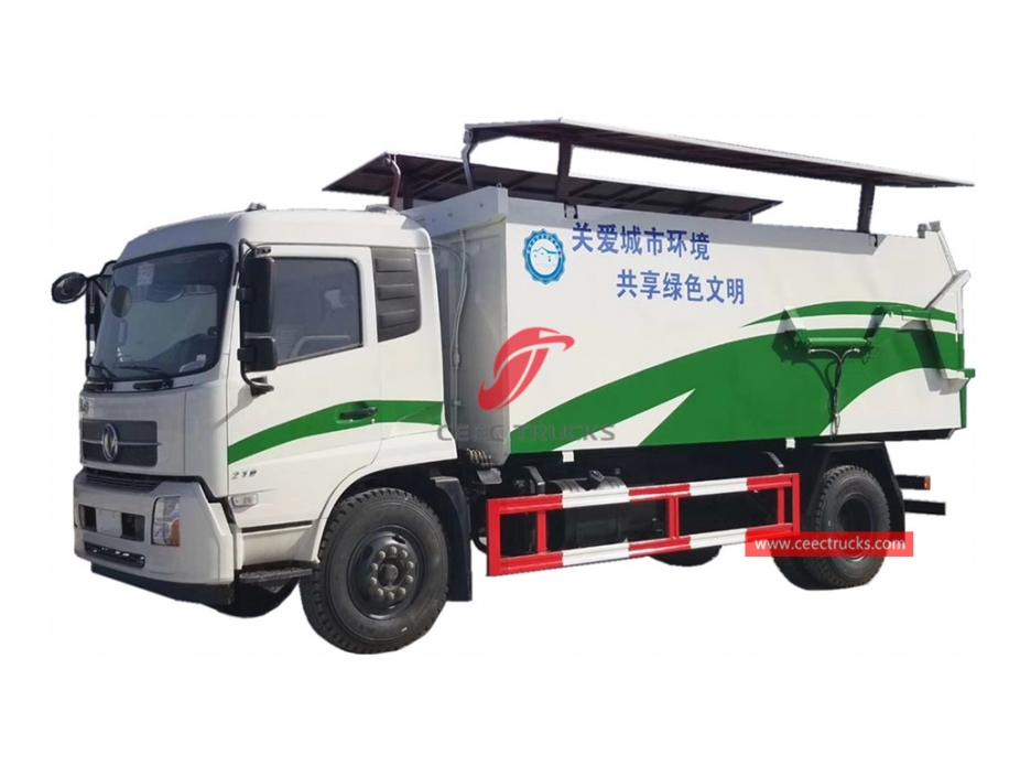 12CBM Hidrolik çöp boşaltma aracı DONGFENG