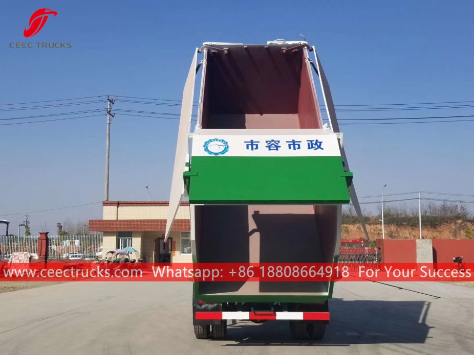 12CBM Hidrolik çöp boşaltma aracı DONGFENG
