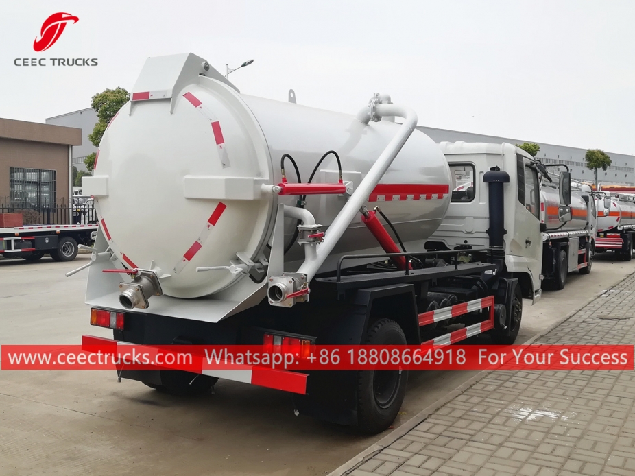 8.000 Litre Atıksu Emiş Tankeri DONGFENG
