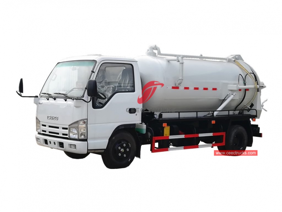 4.000 Litre Vakumlu Kanalizasyon Kamyonu ISUZU