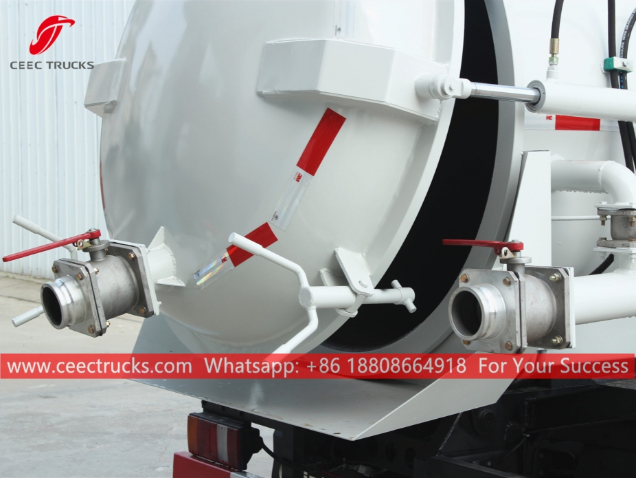 4.000 Litre Vakumlu Kanalizasyon Kamyonu ISUZU