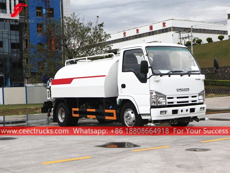 ISUZU 4CBM Yüksek Basınçlı Hortumlu Su Tankeri