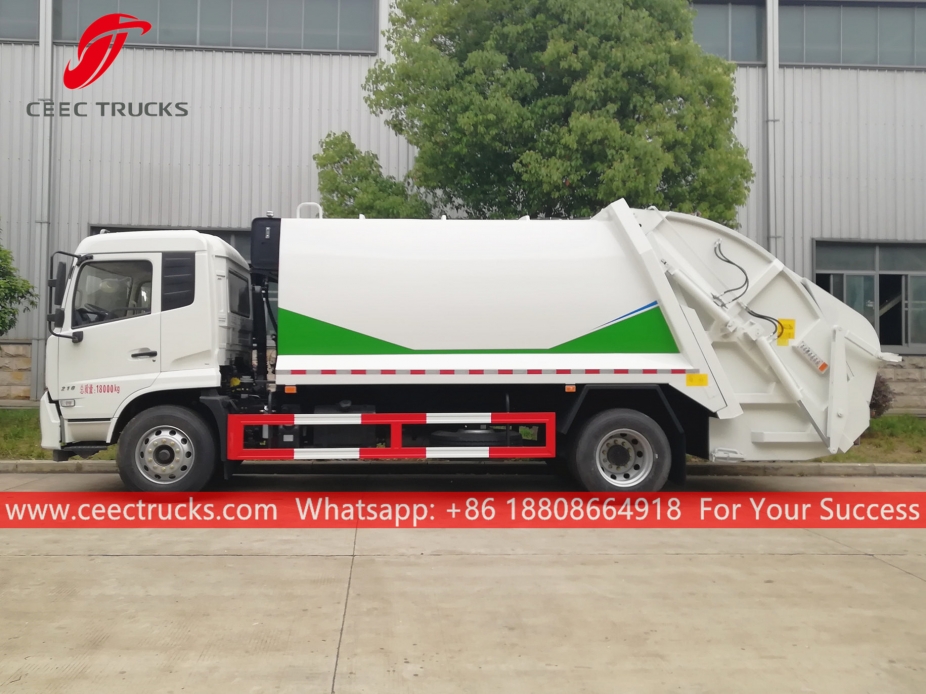 Dongfeng 12CBM Sıkıştırılmış Çöp Kamyonu