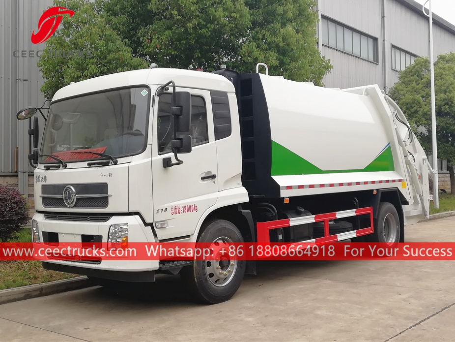 Dongfeng 12CBM Sıkıştırılmış Çöp Kamyonu