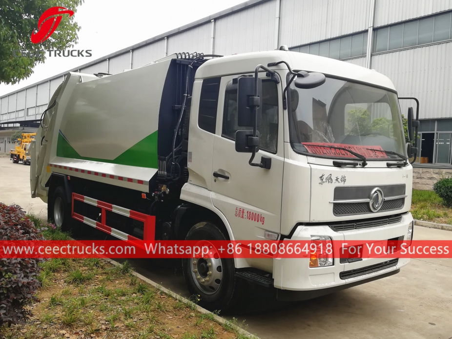 Dongfeng 12CBM Sıkıştırılmış Çöp Kamyonu