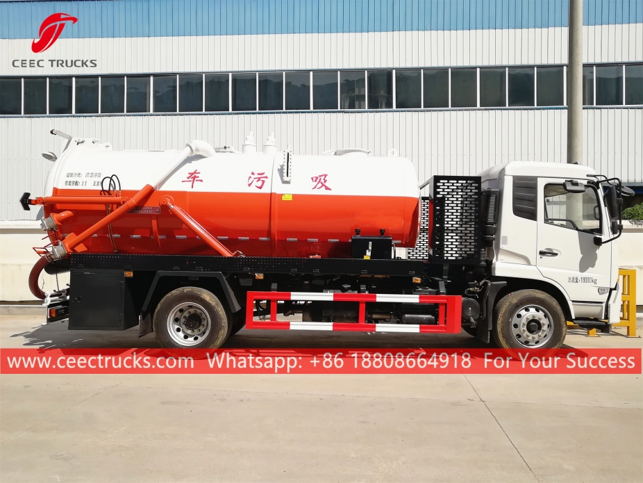 11.000 Litre Atıksu Emme Kamyonu DONGFENG