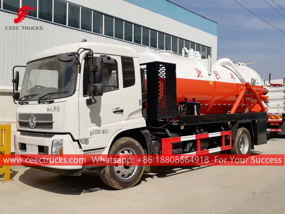 11.000 Litre Atıksu Emme Kamyonu DONGFENG