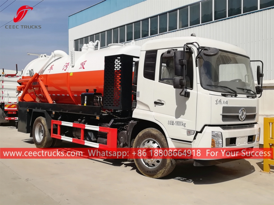 11.000 Litre Atıksu Emme Kamyonu DONGFENG