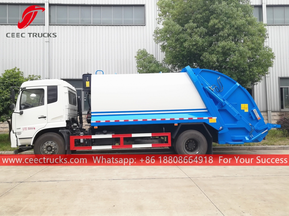 Dongfeng 10CBM Sıkıştırılmış Atık Kamyonu