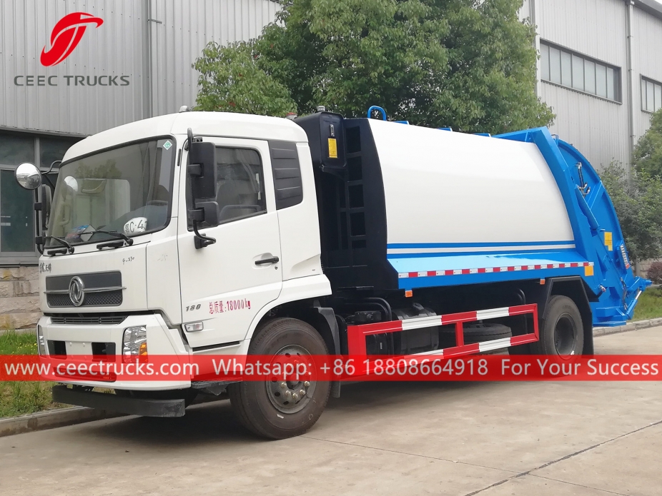 Dongfeng 10CBM Sıkıştırılmış Atık Kamyonu