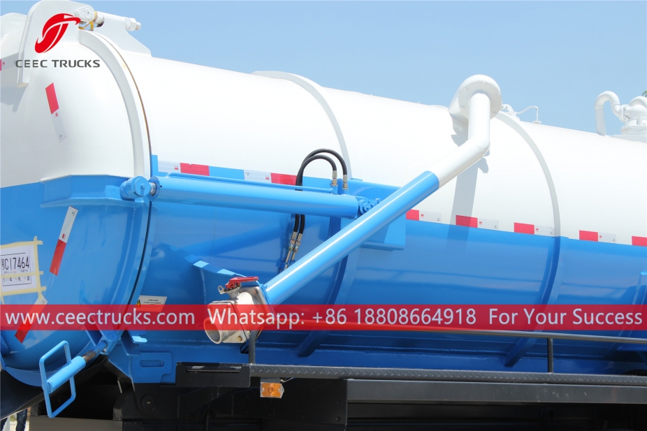 10.000 Litrelik Beiben Atıksu Emme Tanker Kamyonu