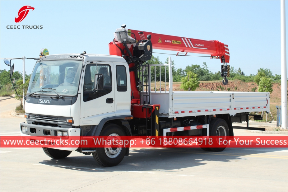 ISUZU FTR 10 Tonluk Kamyonlu Vinç