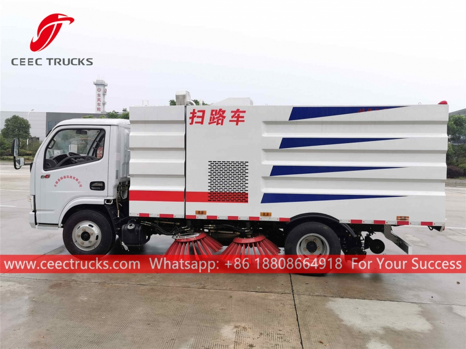 Dongfeng 5 Metreküplük Yol Süpürme Aracı