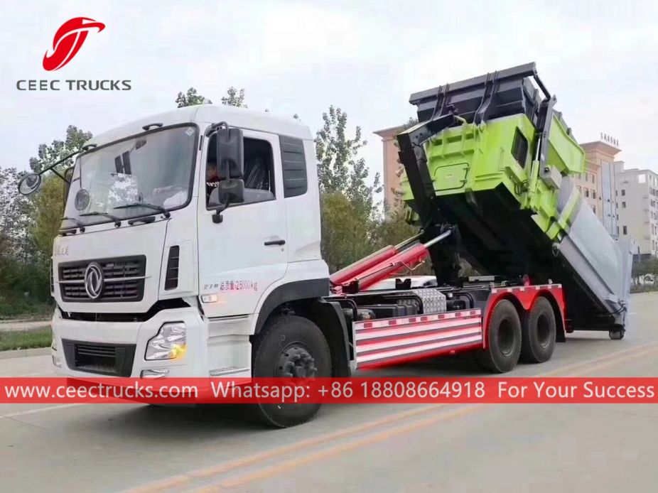Dongfeng Sıkıştırıcı Kanca Kaldırma Kamyonu