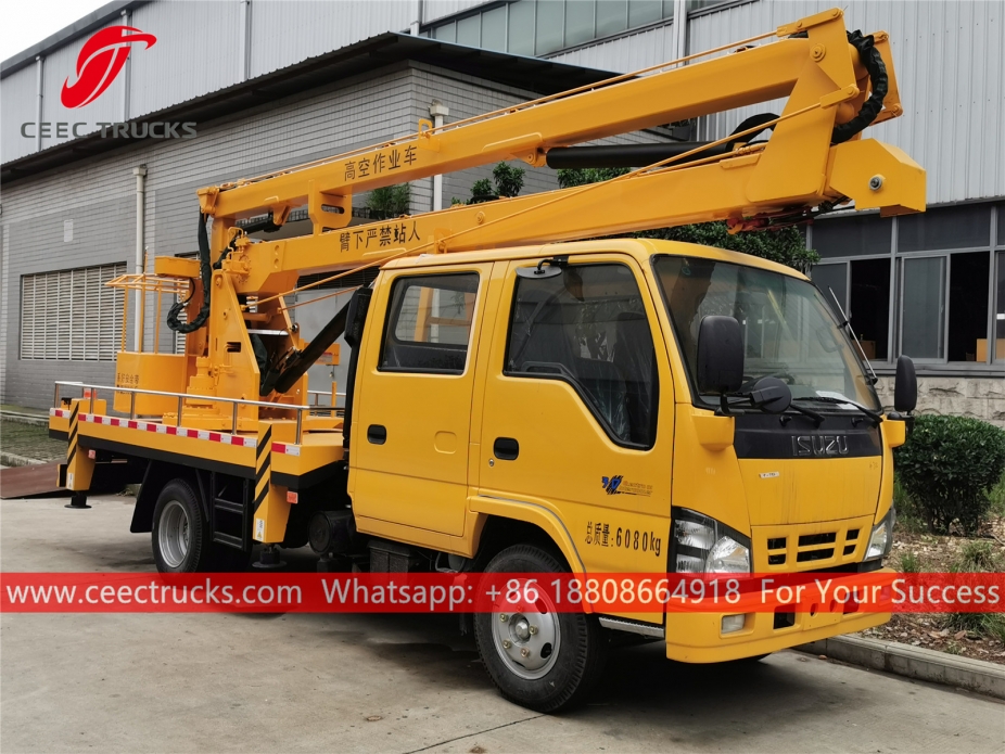 ISUZU 14m Havadan Platformlu İş Kamyonu