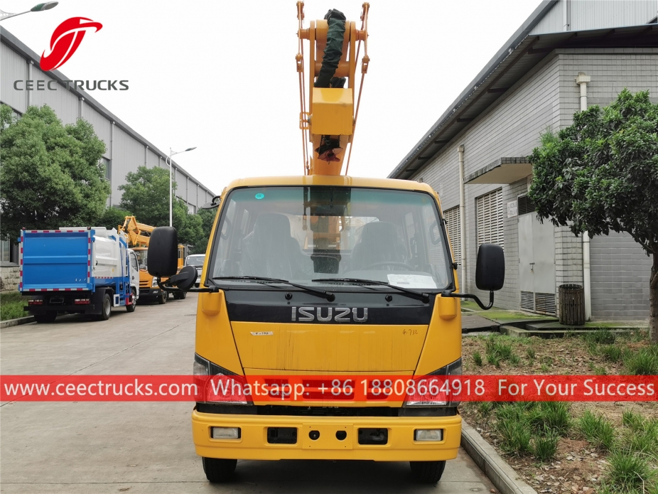 ISUZU 14m Havadan Platformlu İş Kamyonu