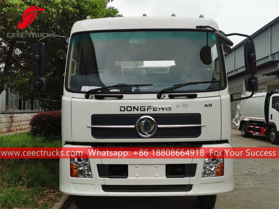 Dongfeng Sağdan Direksiyonlu Salıncak kollu çöp kamyonu
