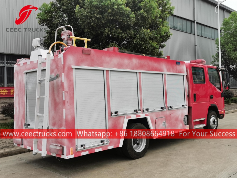 JAC 3CBM Su Tankı İtfaiye Kamyonu